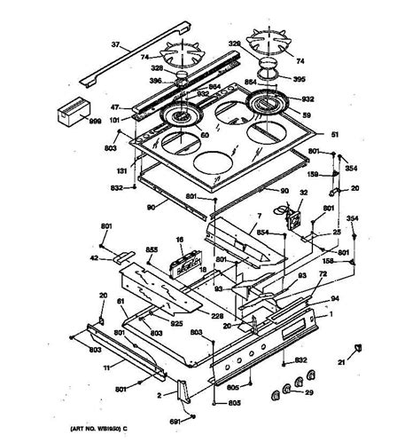 ge gas stove repair parts